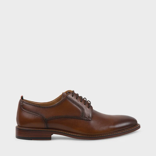 STEVE MADDEN - CHIDMORE LACE UP IN TAN LEATHER
