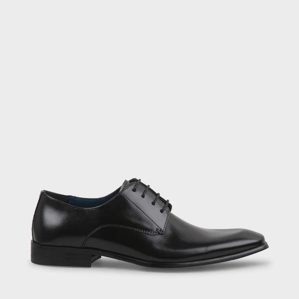STEVE MADDEN - JAVIN LACE UP IN BLACK LEATHER