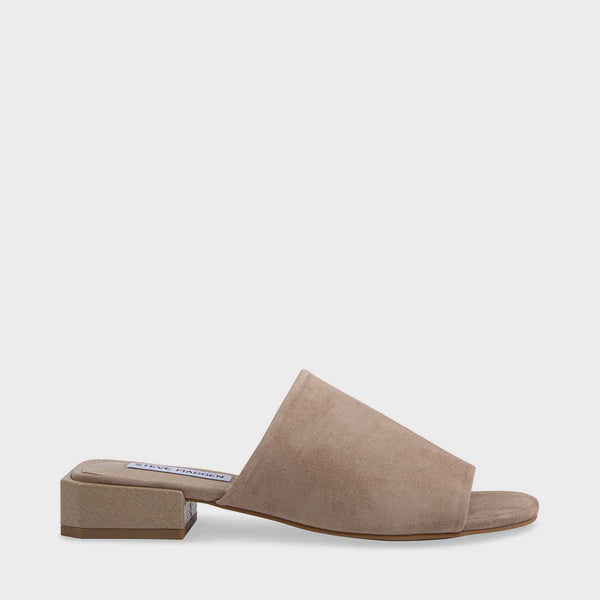 STEVE MADDEN - ANDERS SLIDE IN SAND SUEDE