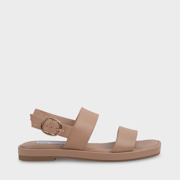 STEVE MADDEN - ETHOS SANDAL IN TAN LEATHER