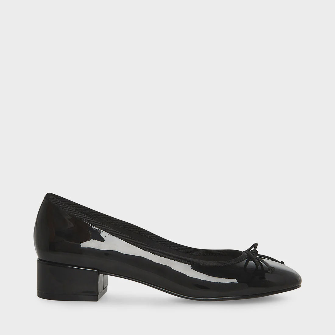 STEVE MADDEN - CHERISH PUMP IN BLACK PATENT SYNTHETIC LEATHER