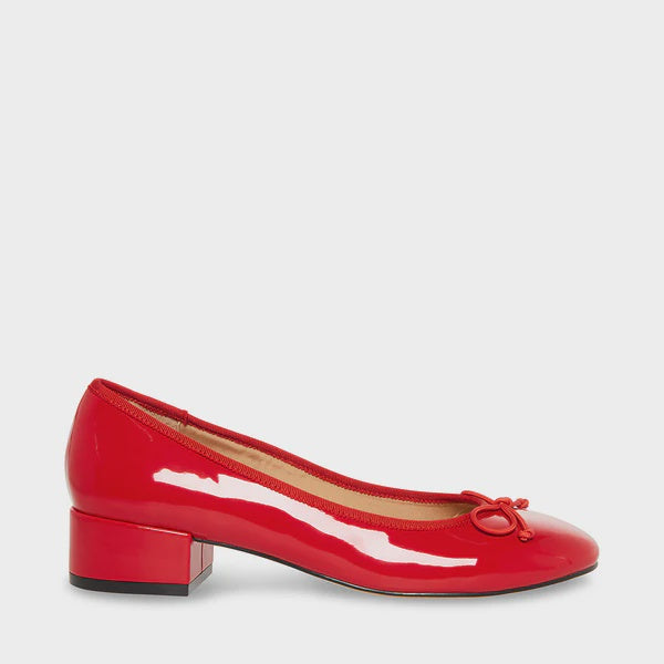 STEVE MADDEN - CHERISH PUMP IN RED PATENT SYNTHETIC LEATHER