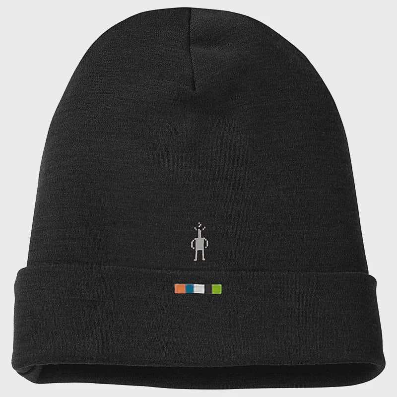 SMARTWOOL - THERMAL REVERSIBLE CUFFED BEANIE IN BLACK