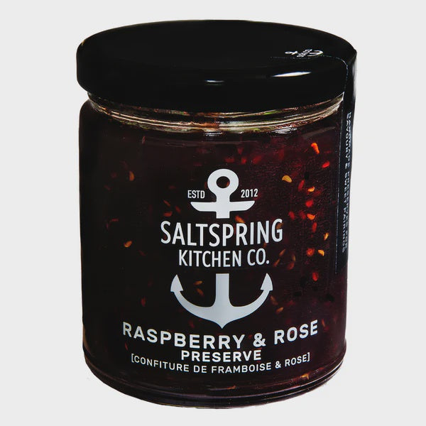SALT SPRING KITCHEN - RASPBERRY & ROSE PRESERVE - 125ML