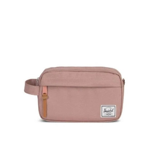 HERSCHEL - CHAPTER SMALL TRAVEL KIT IN ASH ROSE