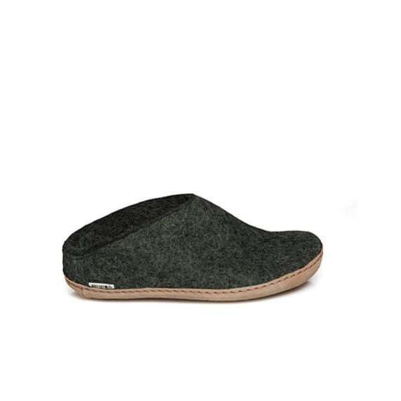 GLERUPS - SLIP ON IN FOREST LEATHER