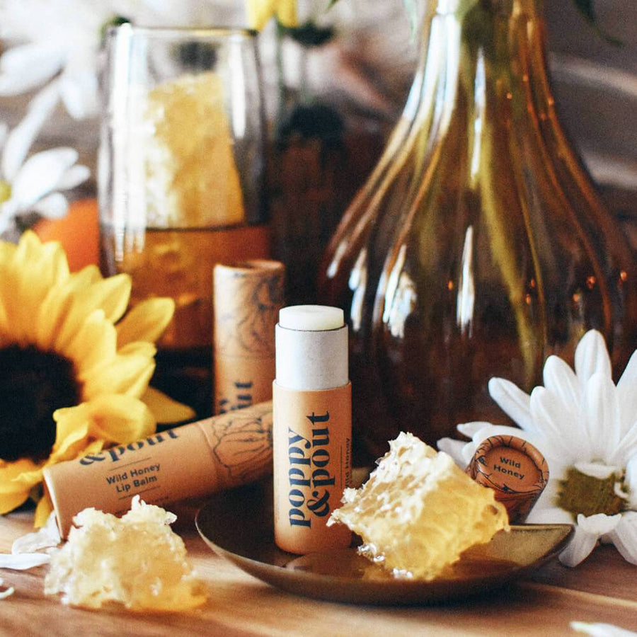 POPPY & POUT - LIP BALM IN WILD HONEY