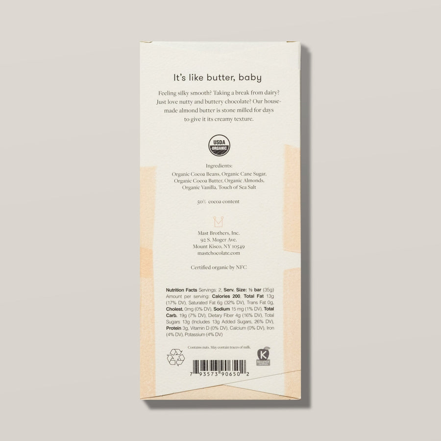 MAST - CLASSIC CHOCOLATE BAR IN ALMOND BUTTER