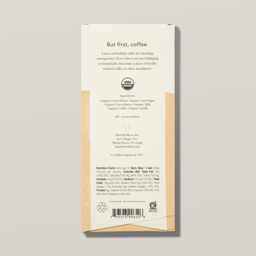 MAST - CLASSIC CHOCOLATE BAR IN COFFEE