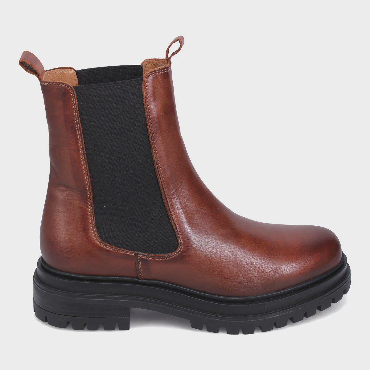 MIZ MOOZ - LIZETTE BOOT IN BRANDY BURNISH ANTIQUE LEATHER
