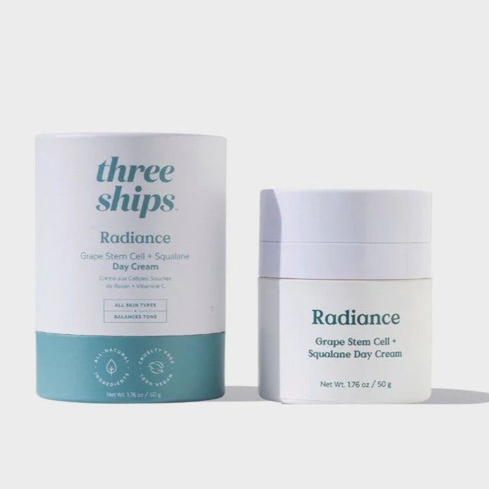 THREE SHIPS - RADIANCE DAY CREAM IN GRAPE STEM CELL + SQUALENE